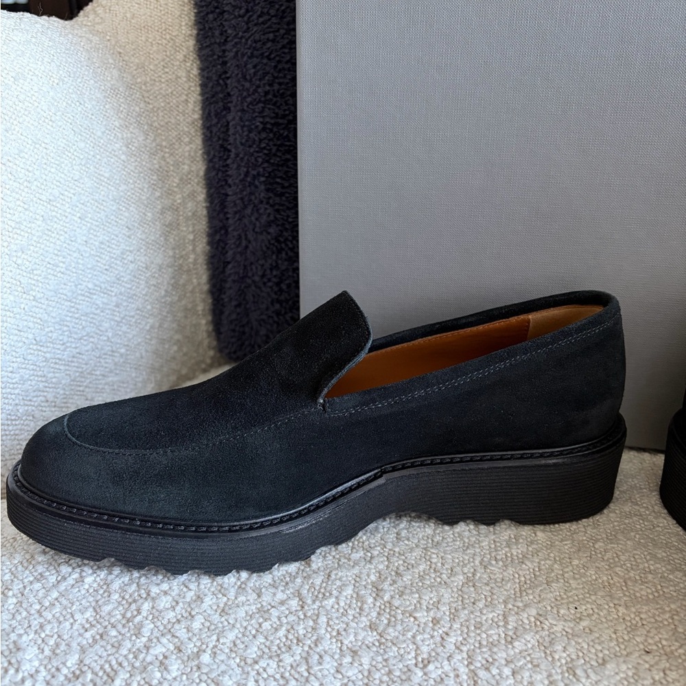 Aquatalia Women's Kelsey Weatherproof Suede Platform Loafers~ size 9 - Picture 9 of 15